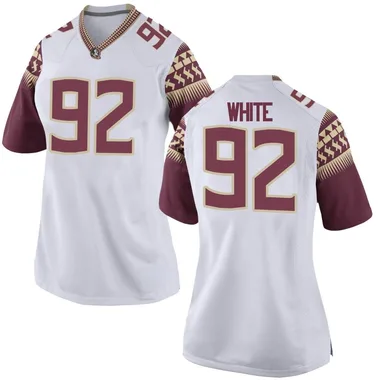 Women's Game D'Nas White Florida State Seminoles Football College Jersey - White
