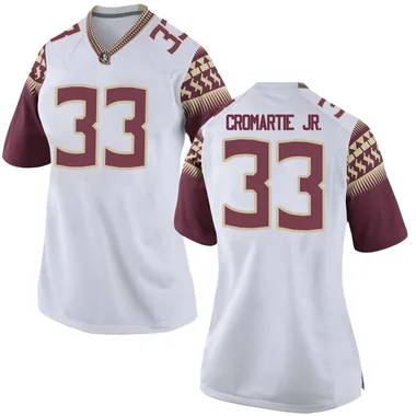 Women's Replica Antonio Cromartie Jr. Florida State Seminoles Football College Jersey - White