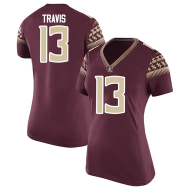 Women's Replica Jordan Travis Florida State Seminoles Garnet Football College Jersey