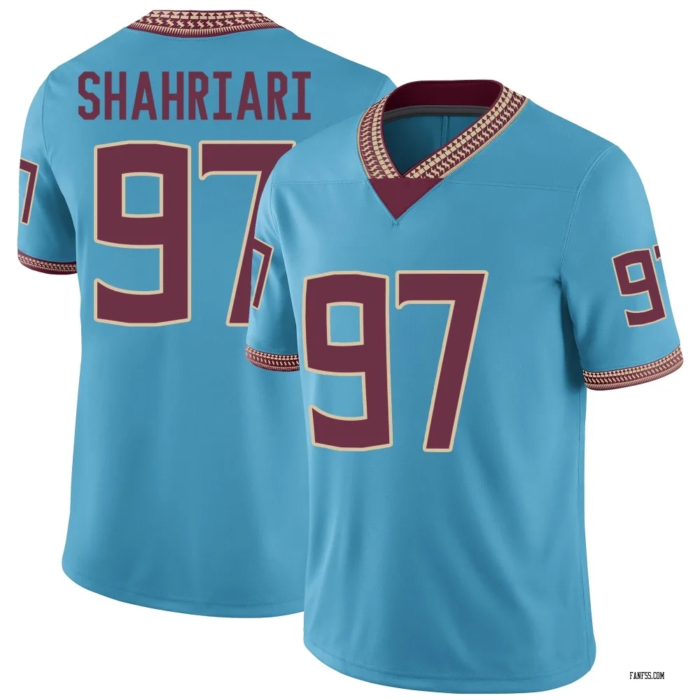 Youth Game Aidan Shahriari Florida State Seminoles Replica Turquoise Heritage Jersey