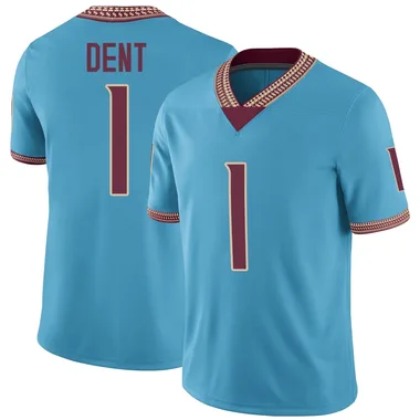 Youth Game Akeem Dent Florida State Seminoles Replica Turquoise Heritage Jersey