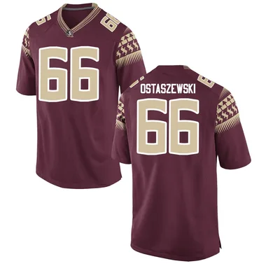 Youth Replica Ben Ostaszewski Florida State Seminoles Garnet Football College Jersey