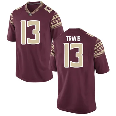 Youth Replica Jordan Travis Florida State Seminoles Garnet Football College Jersey