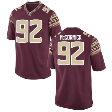 Youth Replica Liam McCormick Florida State Seminoles Garnet Football College Jersey